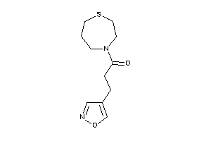 3-isoxazol-4-yl-1-(1,4-thiazepan-4-yl)propan-1-one