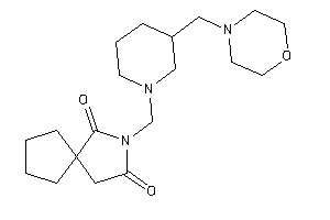 3-[[3-(morpholinomethyl)piperidino]methyl]-3-azaspiro[4.4]nonane-2,4-quinone