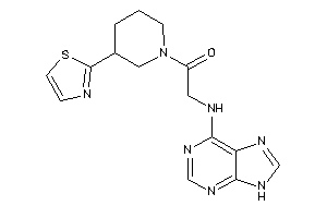 2-(9H-purin-6-ylamino)-1-(3-thiazol-2-ylpiperidino)ethanone