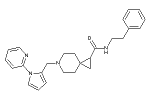 N-phenethyl-6-[[1-(2-pyridyl)pyrrol-2-yl]methyl]-6-azaspiro[2.5]octane-2-carboxamide