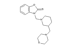 3-[[3-(morpholinomethyl)piperidino]methyl]-1,3-benzoxazole-2-thione