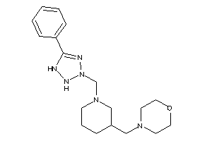 4-[[1-[(5-phenyl-1,2-dihydrotetrazol-3-yl)methyl]-3-piperidyl]methyl]morpholine