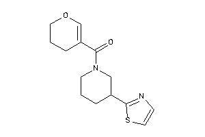 3,4-dihydro-2H-pyran-5-yl-(3-thiazol-2-ylpiperidino)methanone