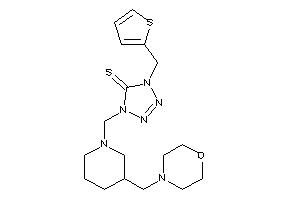 1-[[3-(morpholinomethyl)piperidino]methyl]-4-(2-thenyl)tetrazole-5-thione