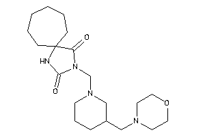 3-[[3-(morpholinomethyl)piperidino]methyl]-1,3-diazaspiro[4.6]undecane-2,4-quinone