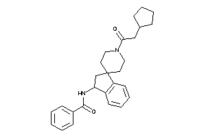 N-[1'-(2-cyclopentylacetyl)spiro[indane-3,4'-piperidine]-1-yl]benzamide