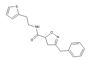 3-benzyl-N-[2-(2-thienyl)ethyl]-2-isoxazoline-5-carboxamide