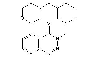 3-[[3-(morpholinomethyl)piperidino]methyl]-1,2,3-benzotriazine-4-thione