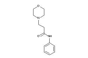 Image of 3-morpholino-N-phenyl-propionamide