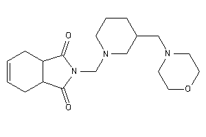 2-[[3-(morpholinomethyl)piperidino]methyl]-3a,4,7,7a-tetrahydroisoindole-1,3-quinone