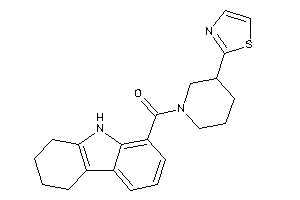 6,7,8,9-tetrahydro-5H-carbazol-1-yl-(3-thiazol-2-ylpiperidino)methanone