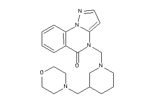 4-[[3-(morpholinomethyl)piperidino]methyl]pyrazolo[1,5-a]quinazolin-5-one