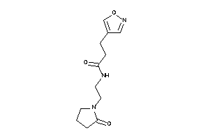 3-isoxazol-4-yl-N-[2-(2-ketopyrrolidino)ethyl]propionamide