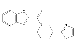 Furo[3,2-b]pyridin-2-yl-(3-thiazol-2-ylpiperidino)methanone