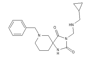 Image of 7-benzyl-3-[(cyclopropylmethylamino)methyl]-1,3,7-triazaspiro[4.5]decane-2,4-quinone