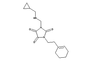 1-(2-cyclohexen-1-ylethyl)-3-[(cyclopropylmethylamino)methyl]imidazolidine-2,4,5-trione