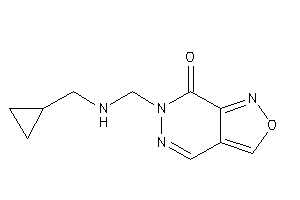 6-[(cyclopropylmethylamino)methyl]isoxazolo[3,4-d]pyridazin-7-one