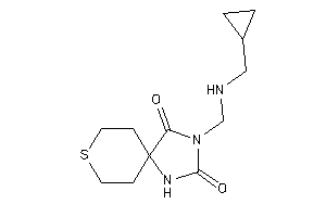 Image of 3-[(cyclopropylmethylamino)methyl]-8-thia-1,3-diazaspiro[4.5]decane-2,4-quinone