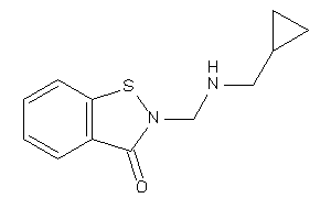2-[(cyclopropylmethylamino)methyl]-1,2-benzothiazol-3-one