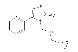 3-[(cyclopropylmethylamino)methyl]-4-(2-pyridyl)-4-thiazolin-2-one