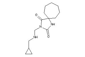 3-[(cyclopropylmethylamino)methyl]-1,3-diazaspiro[4.6]undecane-2,4-quinone