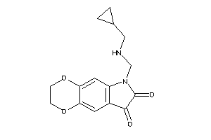 6-[(cyclopropylmethylamino)methyl]-2,3-dihydro-[1,4]dioxino[2,3-f]indole-7,8-quinone