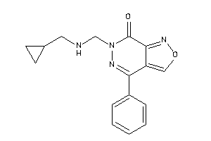 6-[(cyclopropylmethylamino)methyl]-4-phenyl-isoxazolo[3,4-d]pyridazin-7-one
