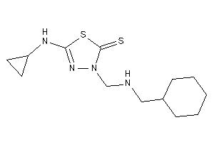 3-[(cyclohexylmethylamino)methyl]-5-(cyclopropylamino)-1,3,4-thiadiazole-2-thione