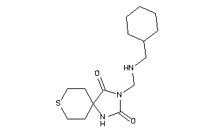 Image of 3-[(cyclohexylmethylamino)methyl]-8-thia-1,3-diazaspiro[4.5]decane-2,4-quinone