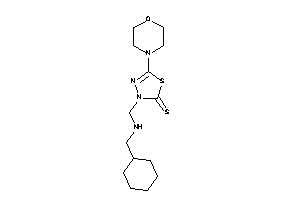 3-[(cyclohexylmethylamino)methyl]-5-morpholino-1,3,4-thiadiazole-2-thione