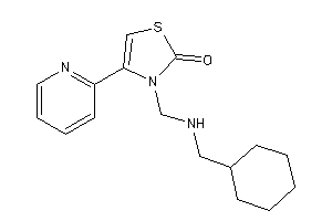 3-[(cyclohexylmethylamino)methyl]-4-(2-pyridyl)-4-thiazolin-2-one