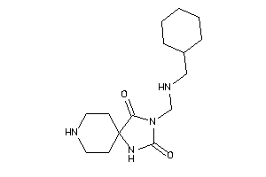 Image of 3-[(cyclohexylmethylamino)methyl]-1,3,8-triazaspiro[4.5]decane-2,4-quinone