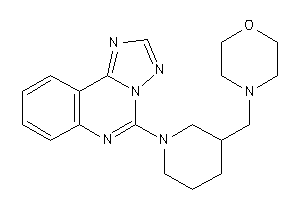 4-[[1-([1,2,4]triazolo[1,5-c]quinazolin-5-yl)-3-piperidyl]methyl]morpholine