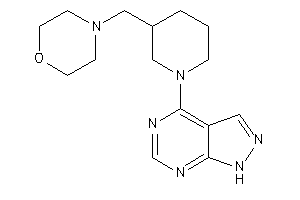 4-[[1-(1H-pyrazolo[3,4-d]pyrimidin-4-yl)-3-piperidyl]methyl]morpholine