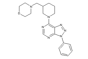 4-[[1-(3-phenyltriazolo[4,5-d]pyrimidin-7-yl)-3-piperidyl]methyl]morpholine