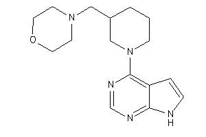 4-[[1-(7H-pyrrolo[2,3-d]pyrimidin-4-yl)-3-piperidyl]methyl]morpholine