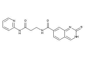 N-[3-keto-3-(2-pyridylamino)propyl]-2-thioxo-3H-quinazoline-7-carboxamide