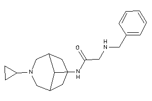 2-(benzylamino)-N-(7-cyclopropyl-7-azabicyclo[3.3.1]nonan-9-yl)acetamide