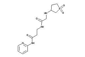 3-[[2-[(1,1-diketothiolan-3-yl)amino]acetyl]amino]-N-(2-pyridyl)propionamide