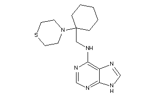 9H-purin-6-yl-[(1-thiomorpholinocyclohexyl)methyl]amine