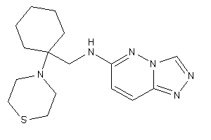 (1-thiomorpholinocyclohexyl)methyl-([1,2,4]triazolo[3,4-f]pyridazin-6-yl)amine