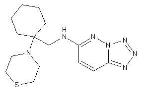 Tetrazolo[5,1-f]pyridazin-6-yl-[(1-thiomorpholinocyclohexyl)methyl]amine