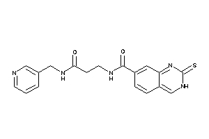 N-[3-keto-3-(3-pyridylmethylamino)propyl]-2-thioxo-3H-quinazoline-7-carboxamide