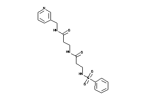 3-(benzenesulfonamido)-N-[3-keto-3-(3-pyridylmethylamino)propyl]propionamide