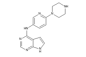 (6-piperazino-3-pyridyl)-(7H-pyrrolo[2,3-d]pyrimidin-4-yl)amine