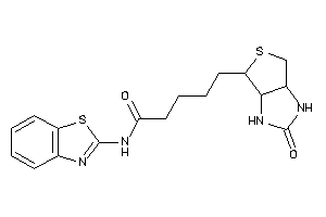 N-(1,3-benzothiazol-2-yl)-5-(2-keto-1,3,3a,4,6,6a-hexahydrothieno[3,4-d]imidazol-4-yl)valeramide