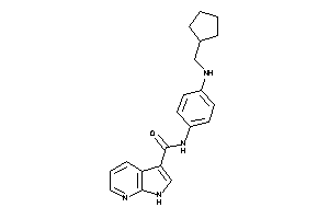 N-[4-(cyclopentylmethylamino)phenyl]-1H-pyrrolo[2,3-b]pyridine-3-carboxamide