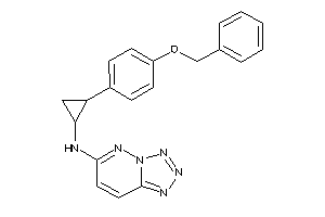 [2-(4-benzoxyphenyl)cyclopropyl]-(tetrazolo[5,1-f]pyridazin-6-yl)amine