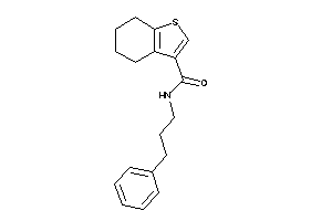 N-(3-phenylpropyl)-4,5,6,7-tetrahydrobenzothiophene-3-carboxamide