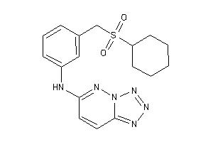 [3-(cyclohexylsulfonylmethyl)phenyl]-(tetrazolo[5,1-f]pyridazin-6-yl)amine